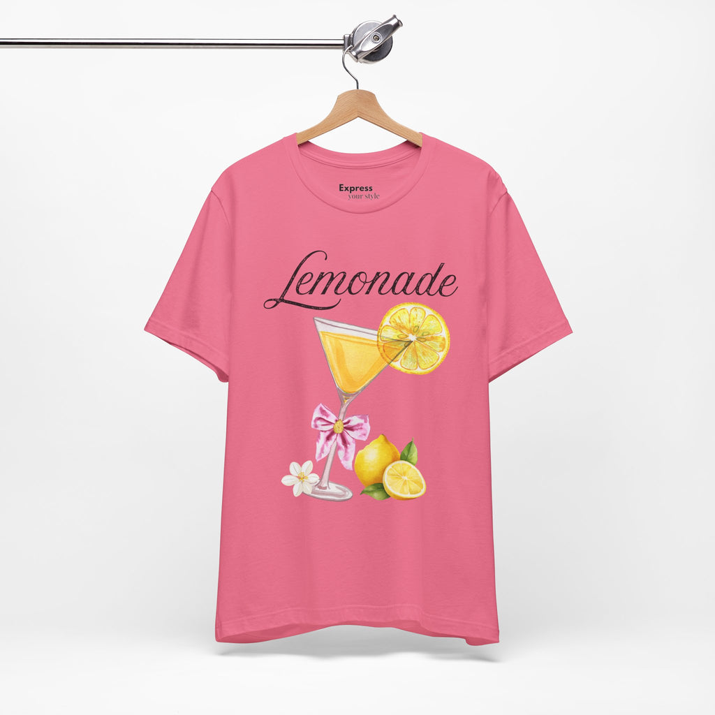 Lemonade Graphic Tee — Refreshing Lemon Cocktail Shirt