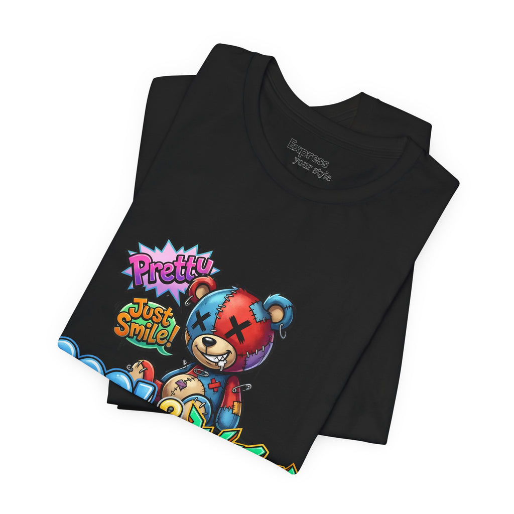 Cool & Awesome Teddy Graphic Tee — Streetwear Cartoon Bear Shirt