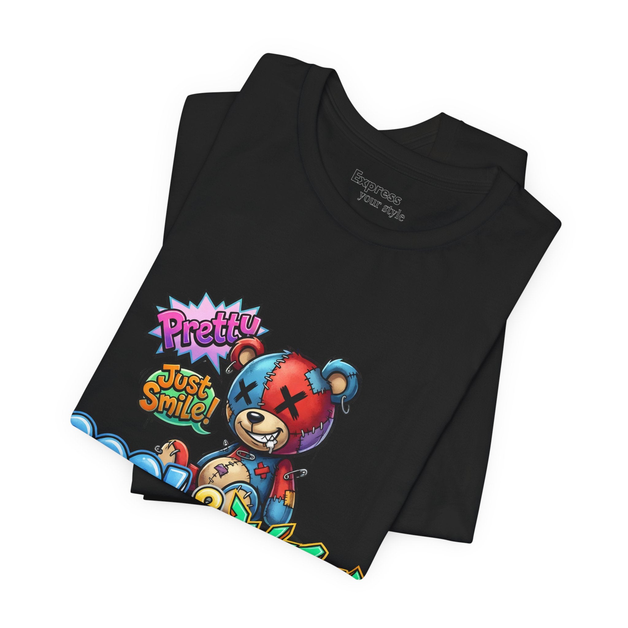 Cool & Awesome Teddy Graphic Tee — Streetwear Cartoon Bear Shirt