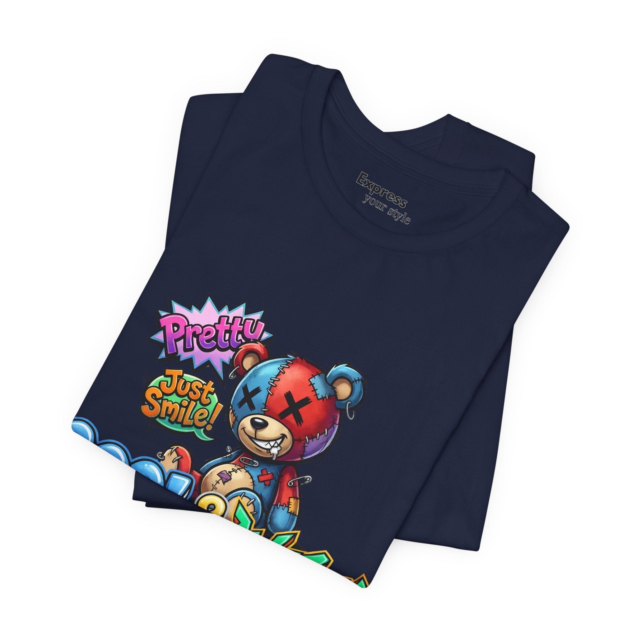 Cool & Awesome Teddy Graphic Tee — Streetwear Cartoon Bear Shirt