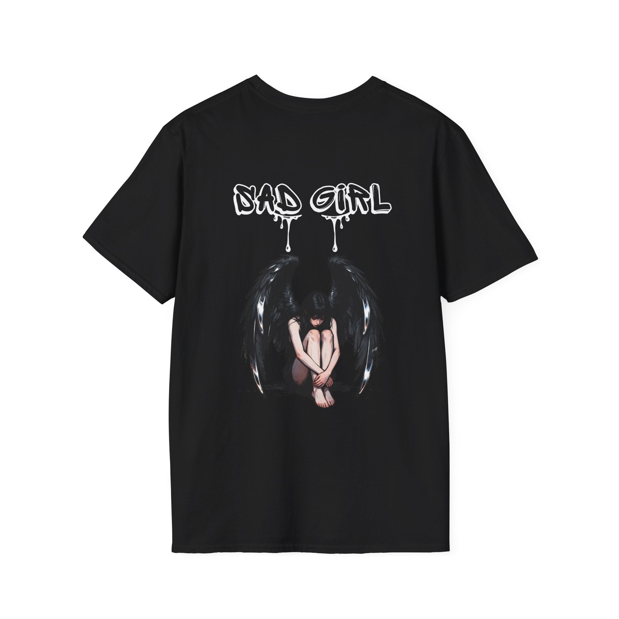 Sad Girl Drip Graphic T-Shirt