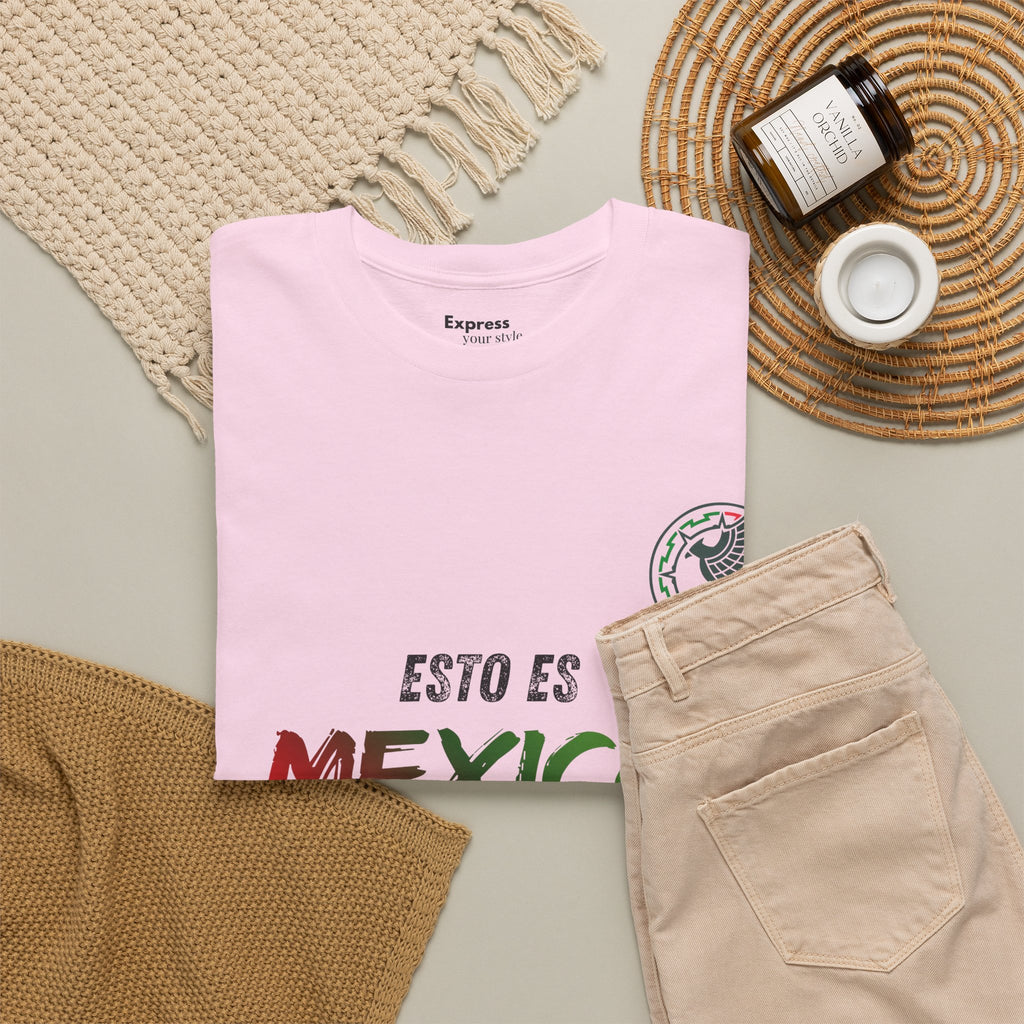T-Shirt — "Esto Es Mexico, Cabrones" Mexican Pride Tee (Patriotic Colors)