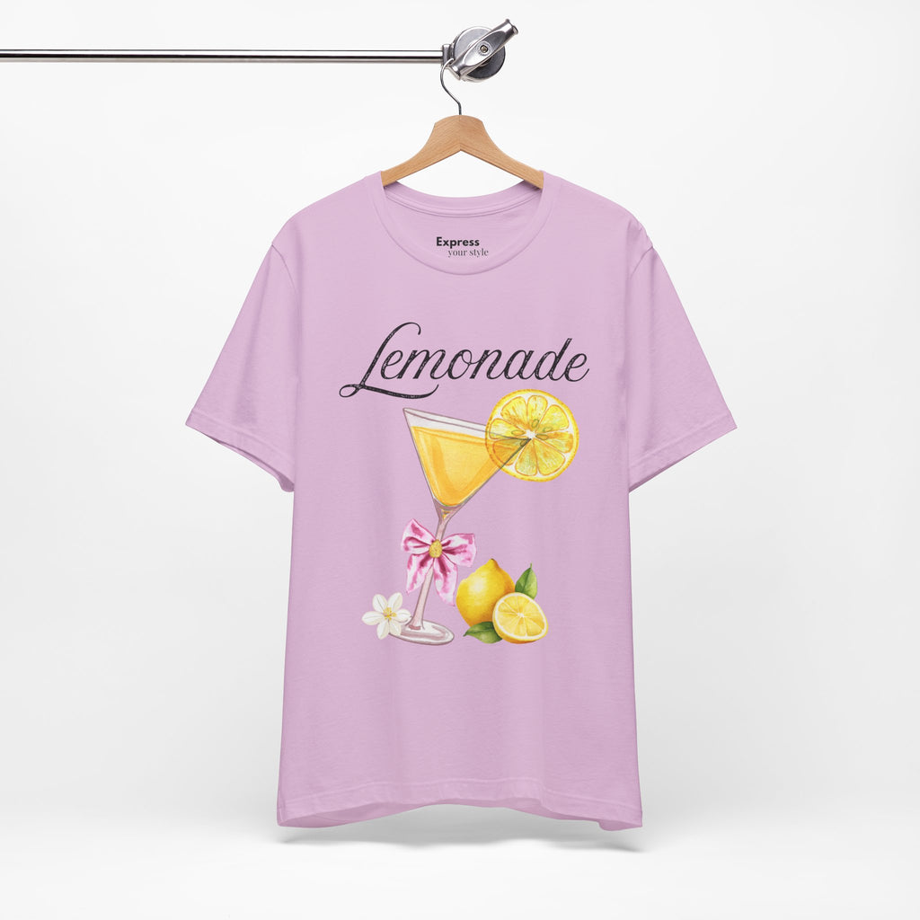 Lemonade Graphic Tee — Refreshing Lemon Cocktail Shirt