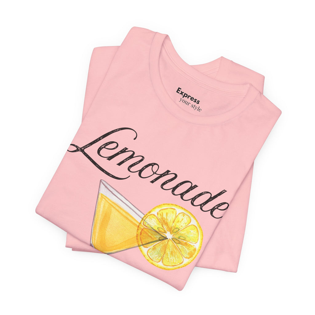 Lemonade Graphic Tee — Refreshing Lemon Cocktail Shirt