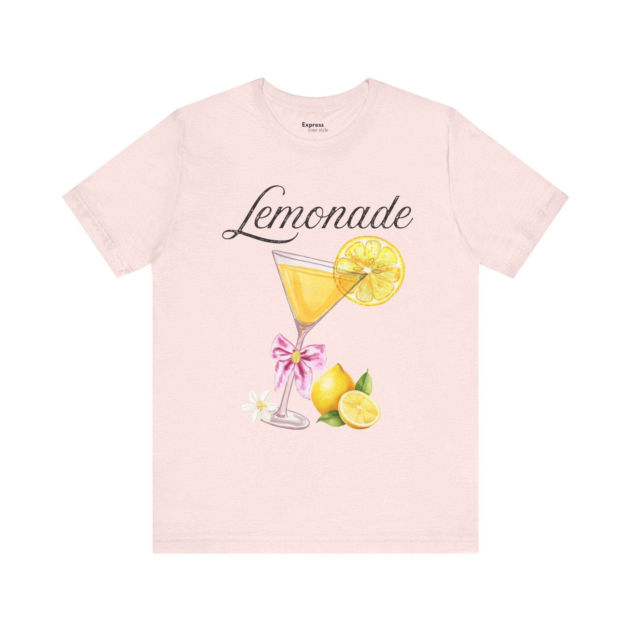 Lemonade Graphic Tee — Refreshing Lemon Cocktail Shirt