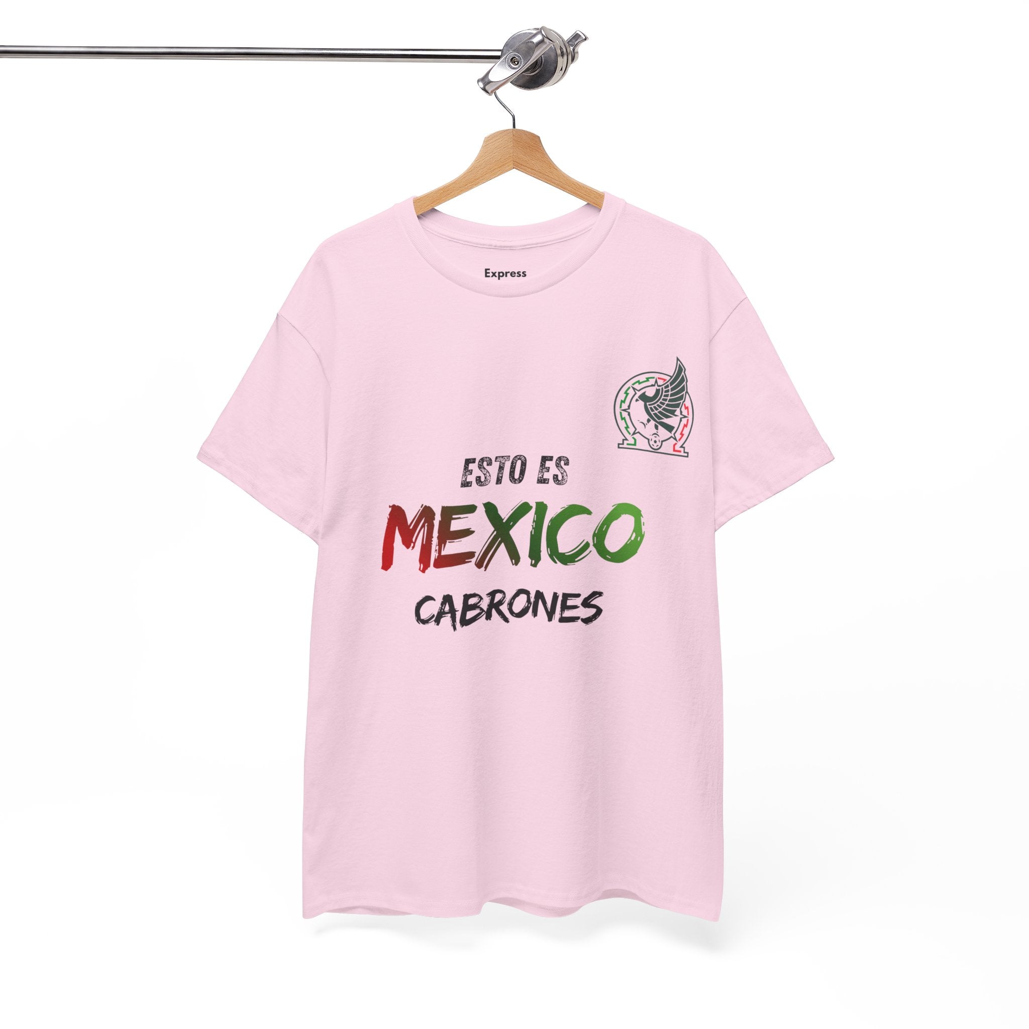 T-Shirt — "Esto Es Mexico, Cabrones" Mexican Pride Tee (Patriotic Colors)