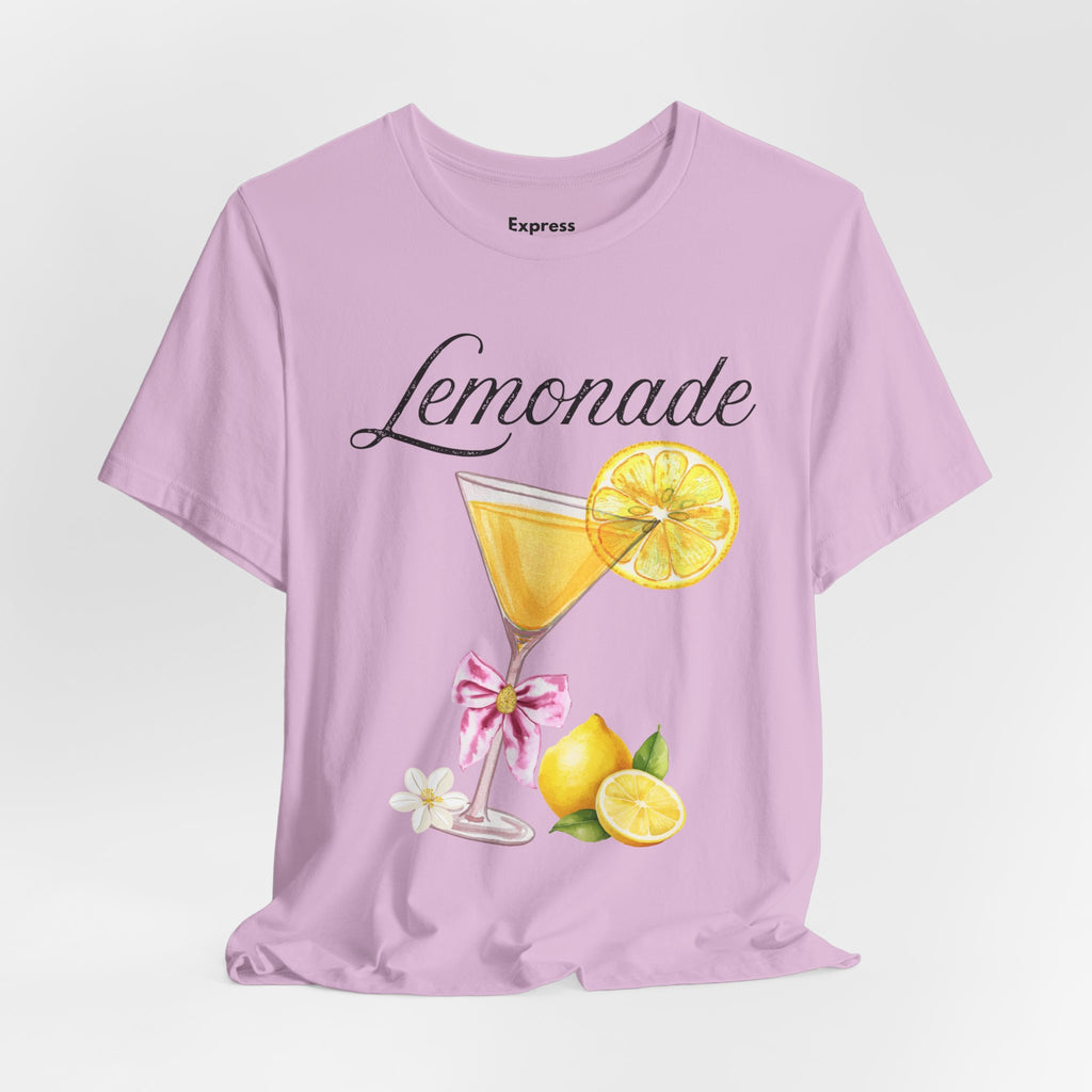 Lemonade Graphic Tee — Refreshing Lemon Cocktail Shirt