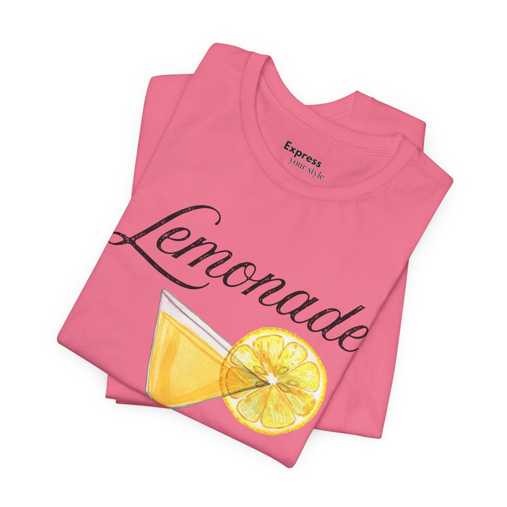 Lemonade Graphic Tee — Refreshing Lemon Cocktail Shirt